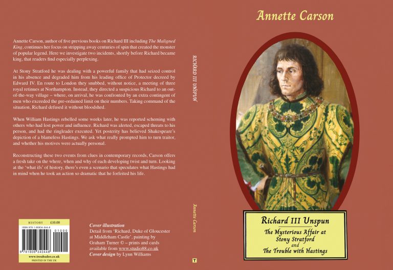Richard III Unspun Full Cover